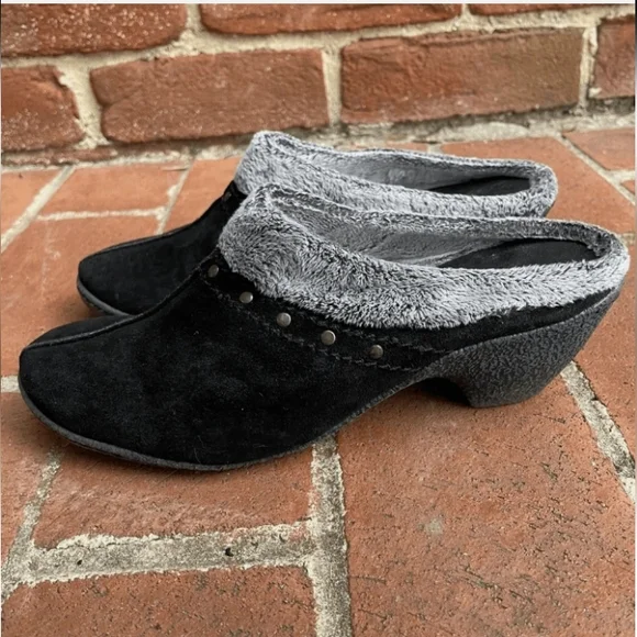 Eric Michael Black Suede Mules 37 - Picture 1 of 6